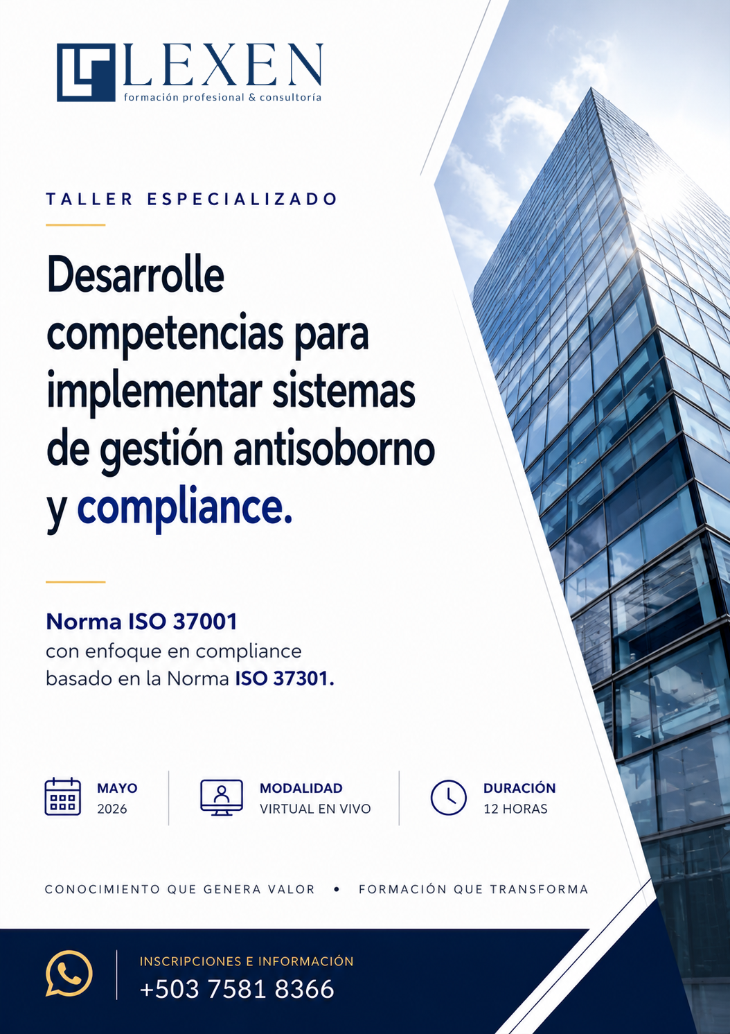 imagen sitio web taller iso compliance